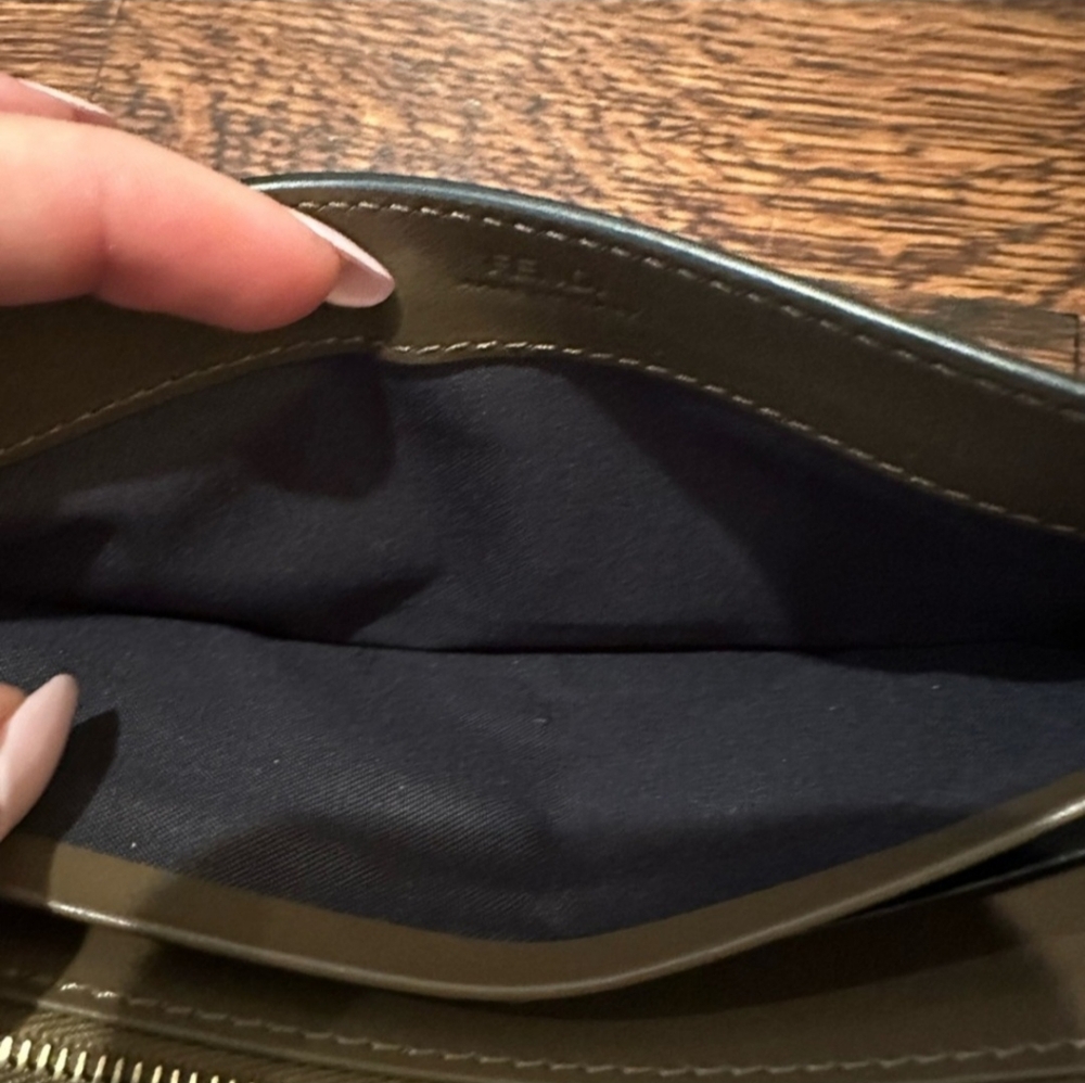 Fendi Black and Brown Logo Clutch - Picture 6 of 13
